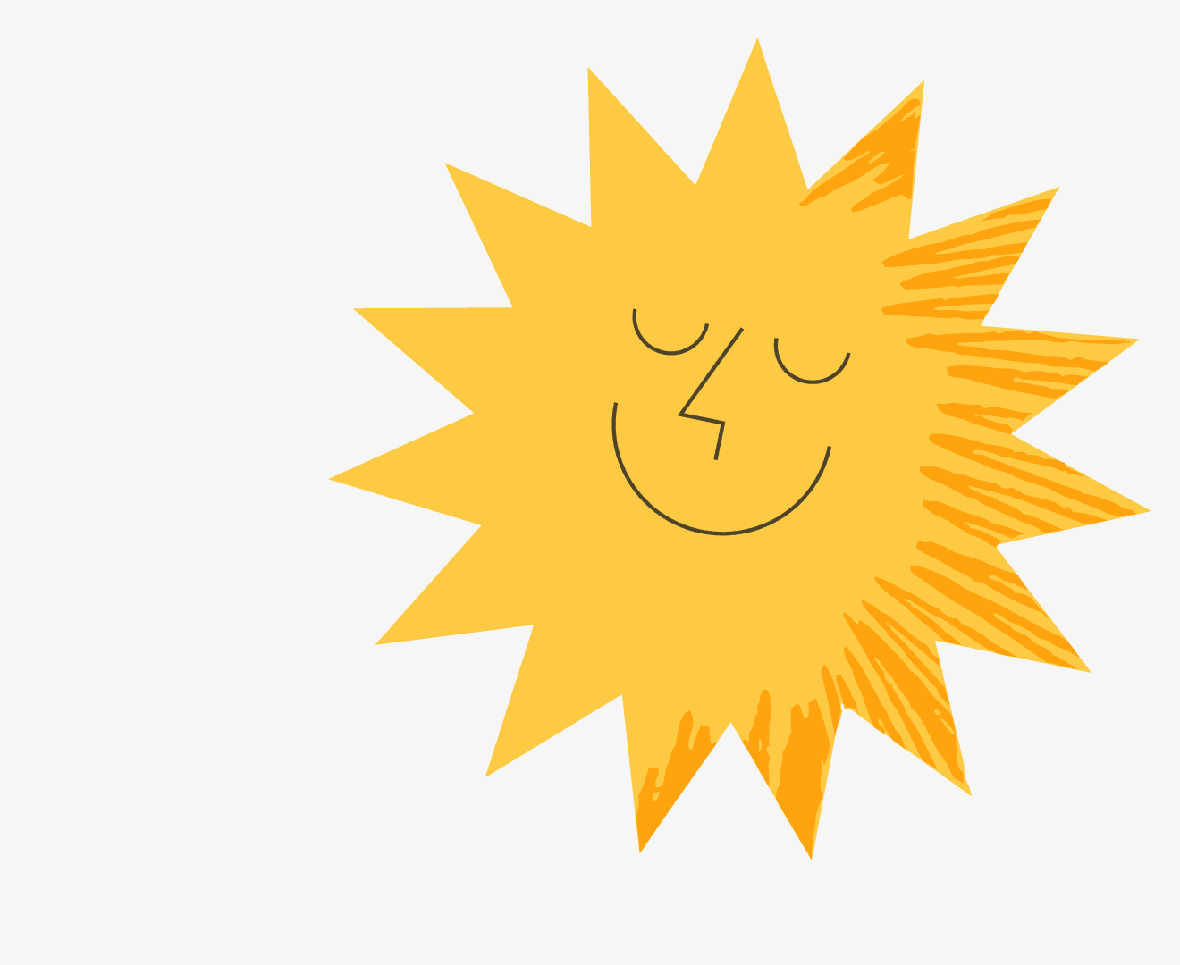 smiling sun due to lower credits